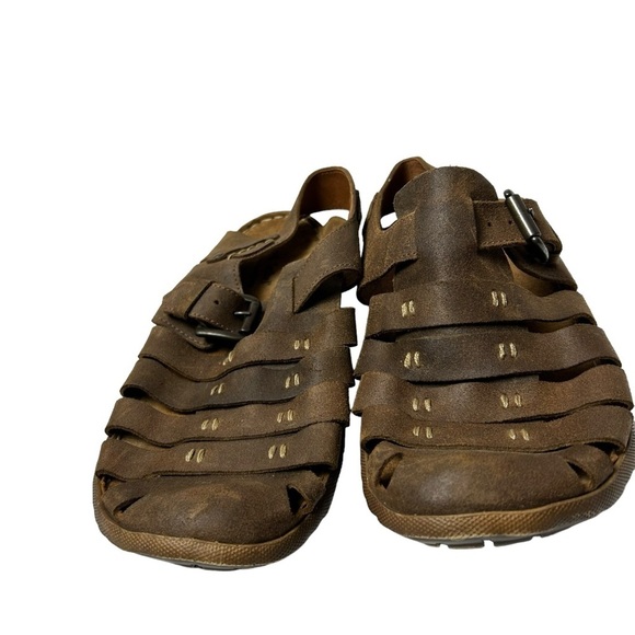 Josef Seibel men’s sandals brown leather size US 13/ EU 47 main image 8